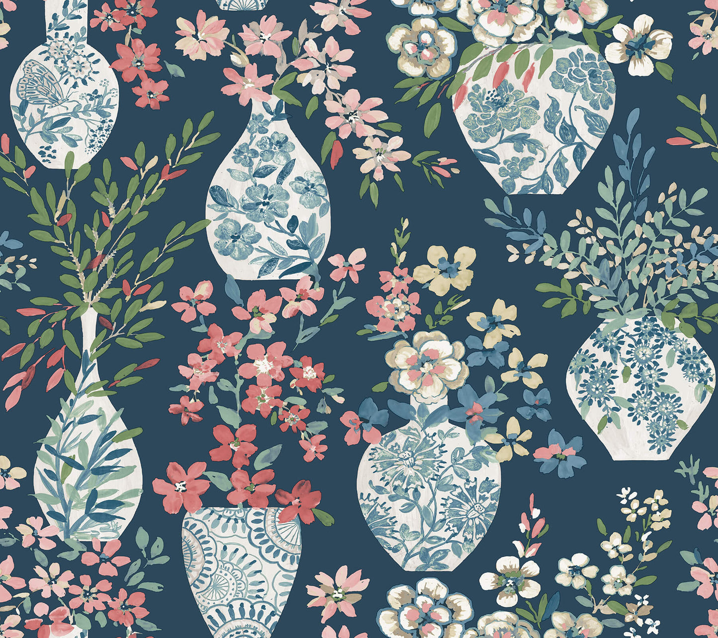 A-Street Prints Middleton Harper Wallpaper - Teal