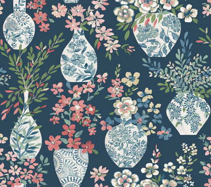 A-Street Prints Middleton Harper Wallpaper - Teal