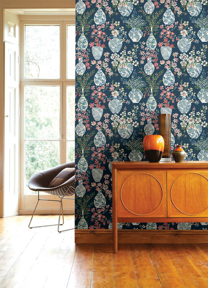 A-Street Prints Middleton Harper Wallpaper - Teal