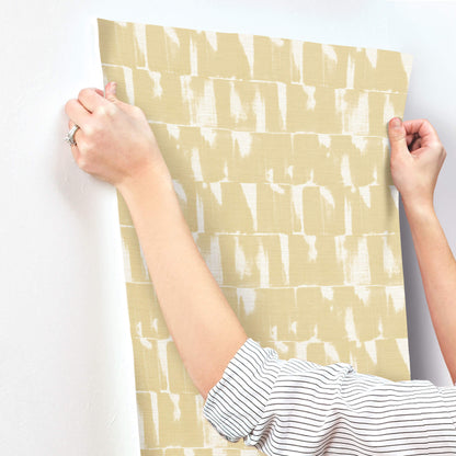 A-Street Prints Terrace Bancroft Wallpaper - Gold