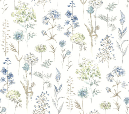 Chesapeake Wildflower Collection Wallpaper - SAMPLE