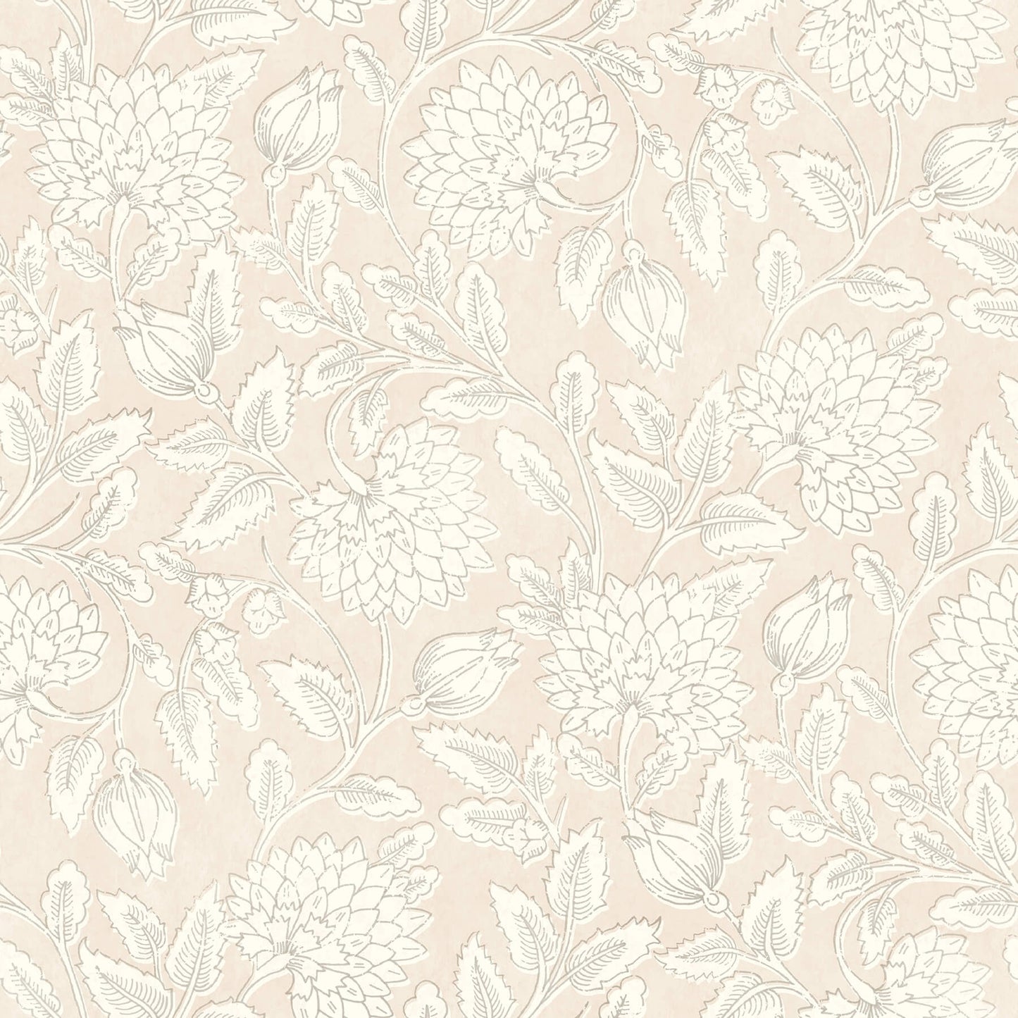 Chesapeake Wildflower Vadouvan Wallpaper - Blush