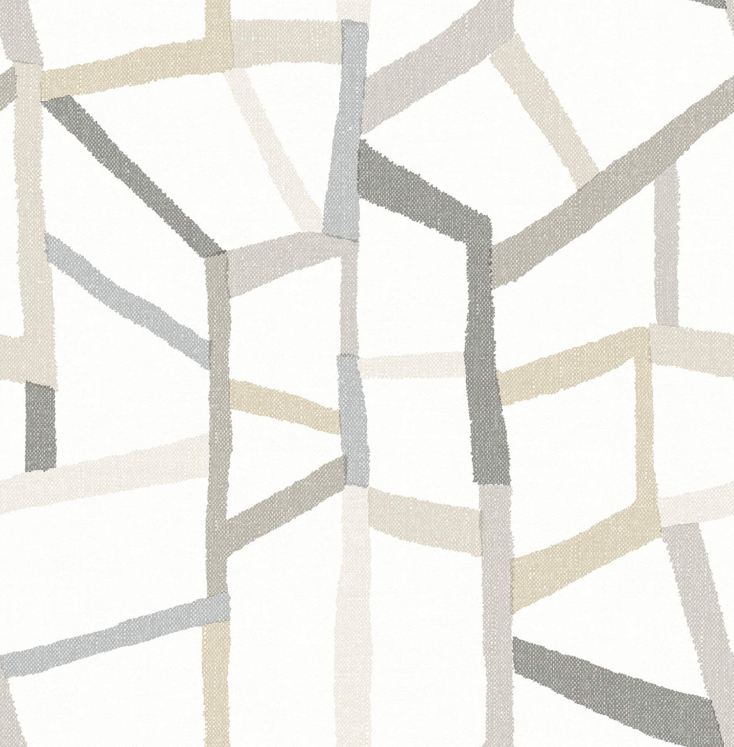 A-Street Prints Whimsy Tate Geometric Wallpaper - Grey