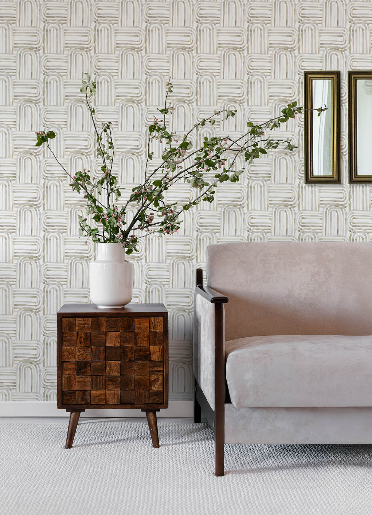 A-Street Prints Whimsy Lolly Wallpaper - Beige