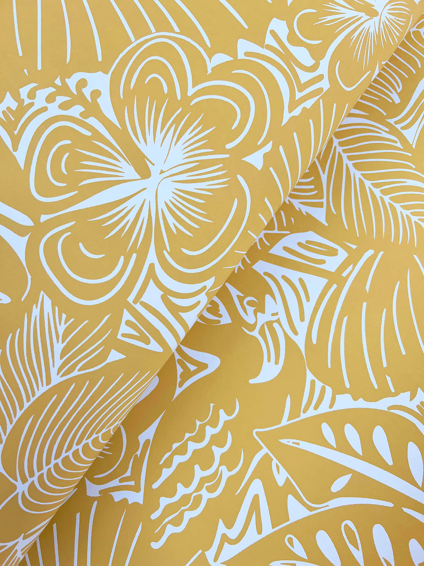 A-Street Prints Whimsy Idalia Flamingo Wallpaper - Yellow