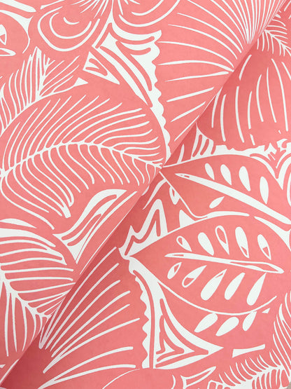 A-Street Prints Whimsy Idalia Flamingo Wallpaper - Coral