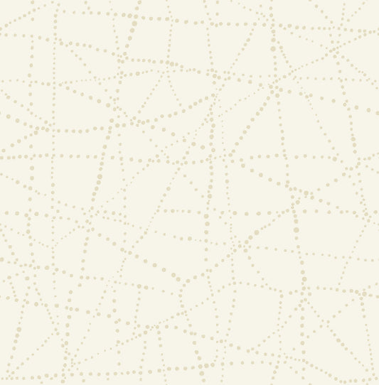 A-Street Prints Solace Alcott Dotted Wallpaper - Cream