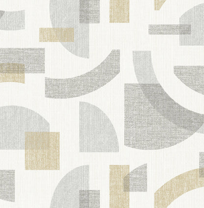 A-Street Prints Solace Fulton Wallpaper - Gold