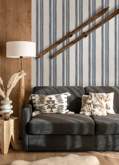 Chesapeake Yellowstone Loom Spun Wallpaper - Indigo