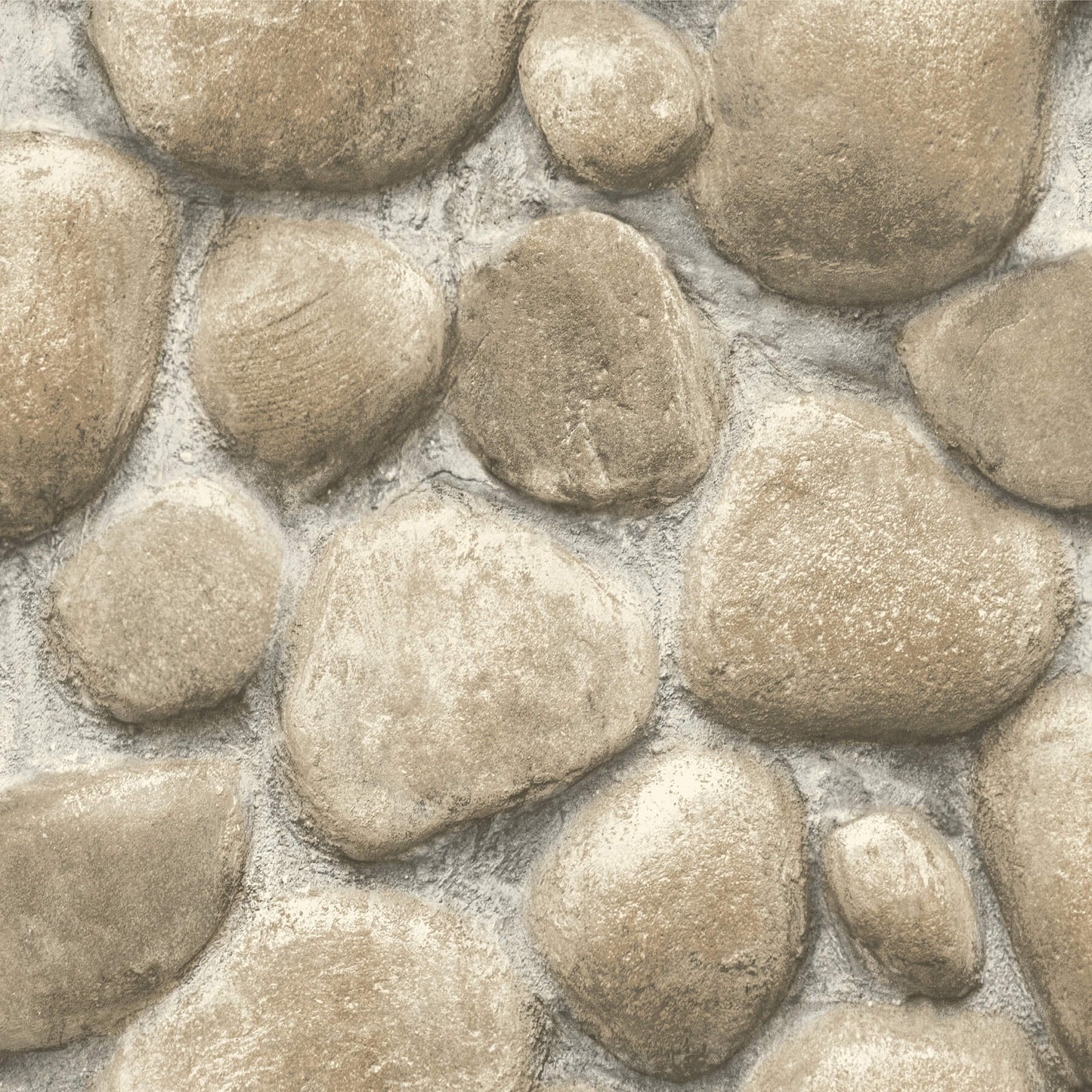 Chesapeake Yellowstone Root Rock Wallpaper - Beige