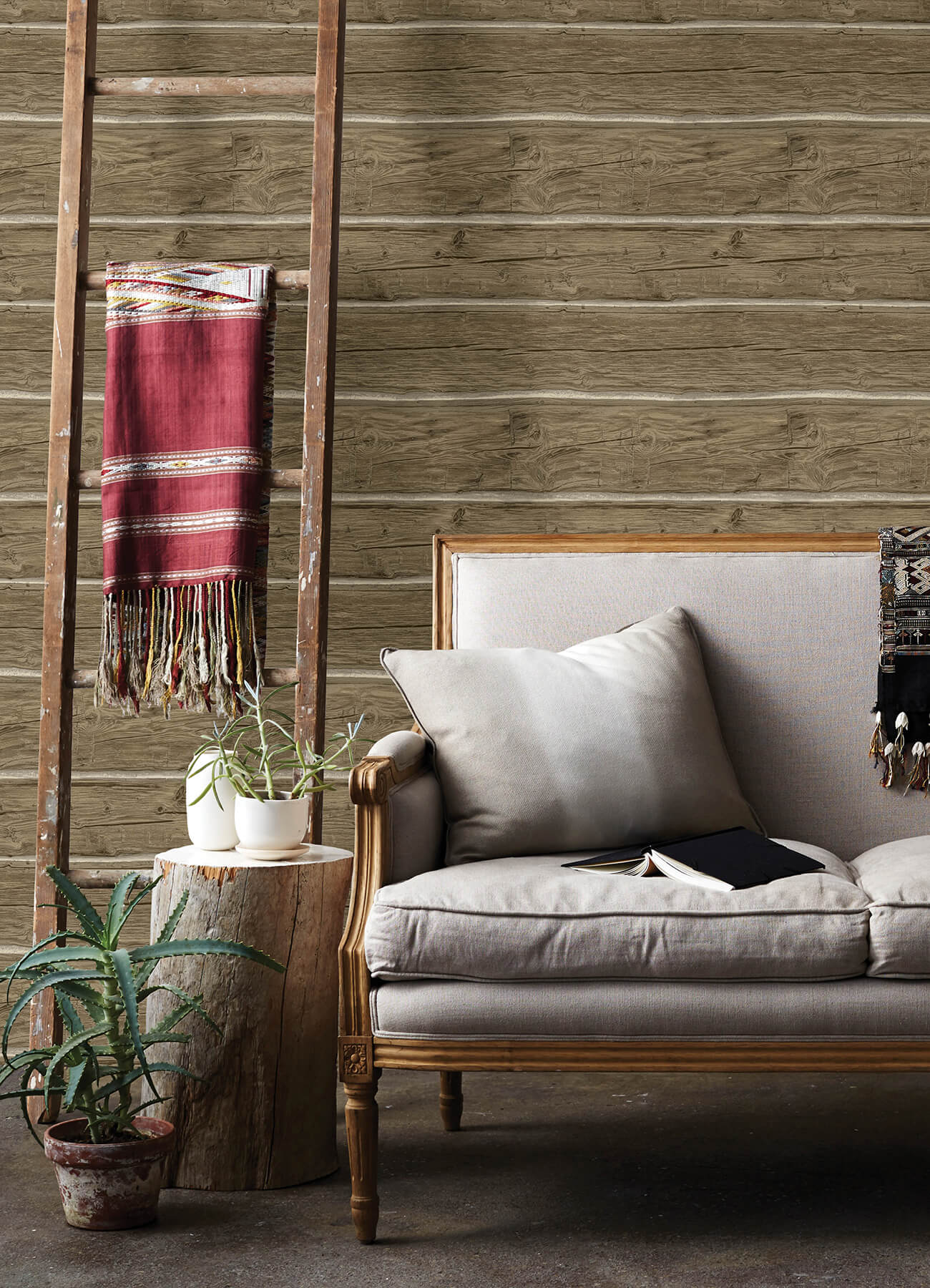 Chesapeake Yellowstone Lodgepole Wallpaper - Chestnut