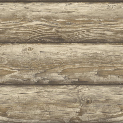 Chesapeake Yellowstone Bunkhouse Wallpaper - Light Brown