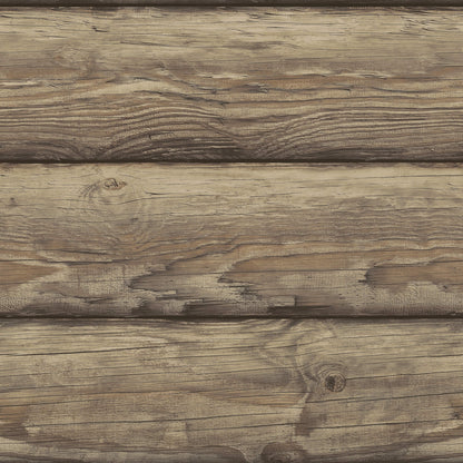 Chesapeake Yellowstone Bunkhouse Wallpaper - Chestnut