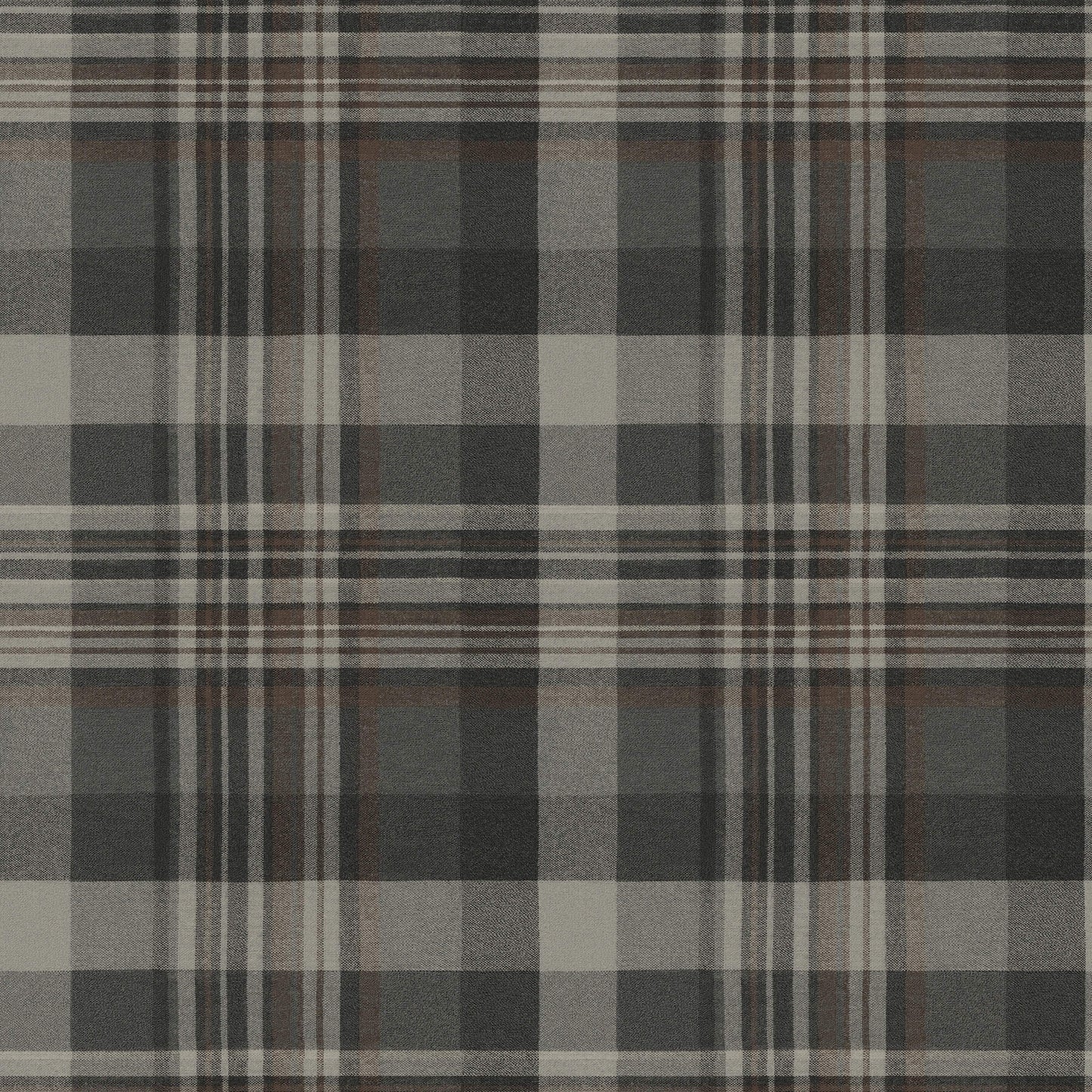 Chesapeake Yellowstone Dutton Plaid Wallpaper - Charcoal