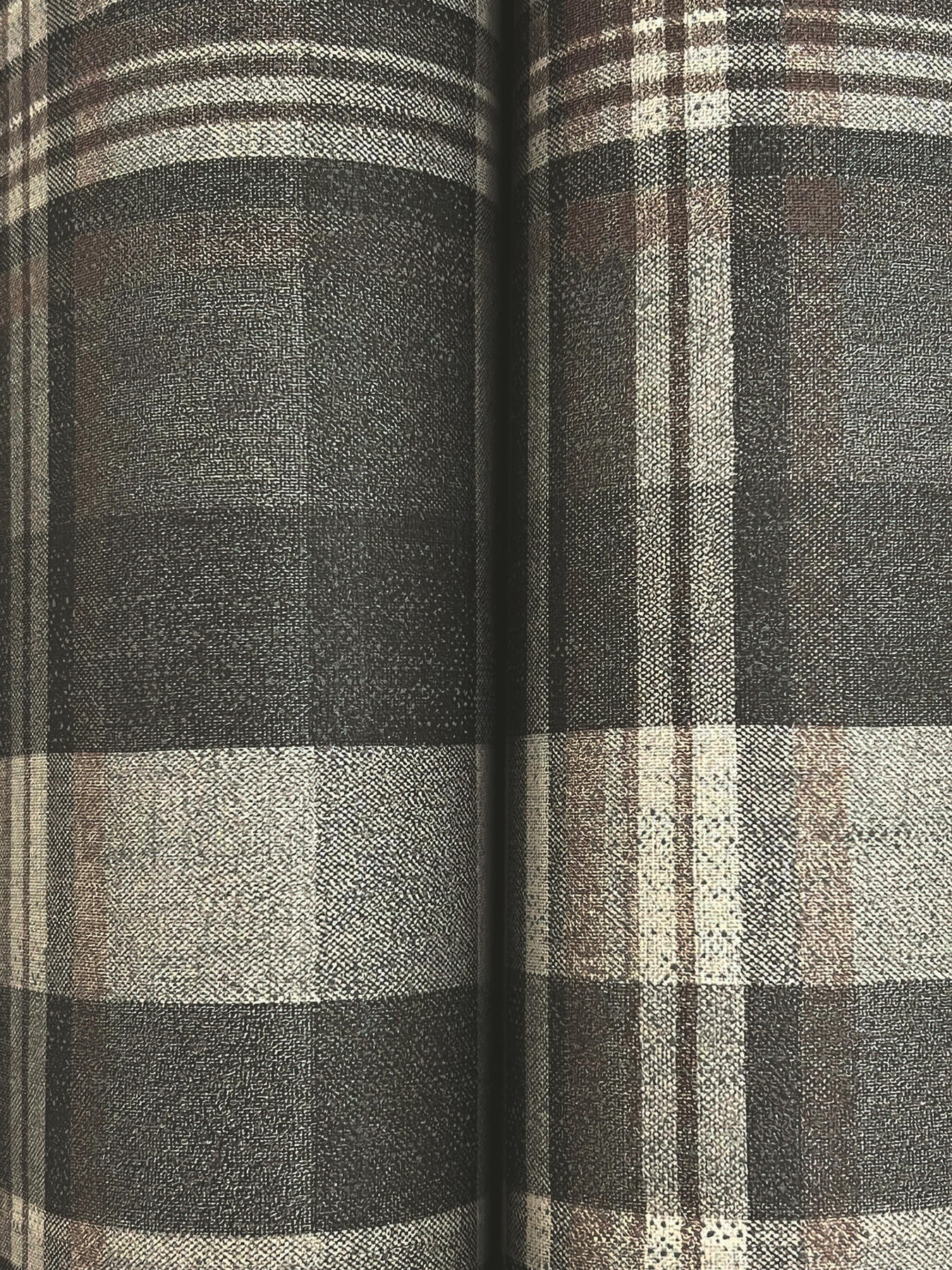 Chesapeake Yellowstone Dutton Plaid Wallpaper - Charcoal