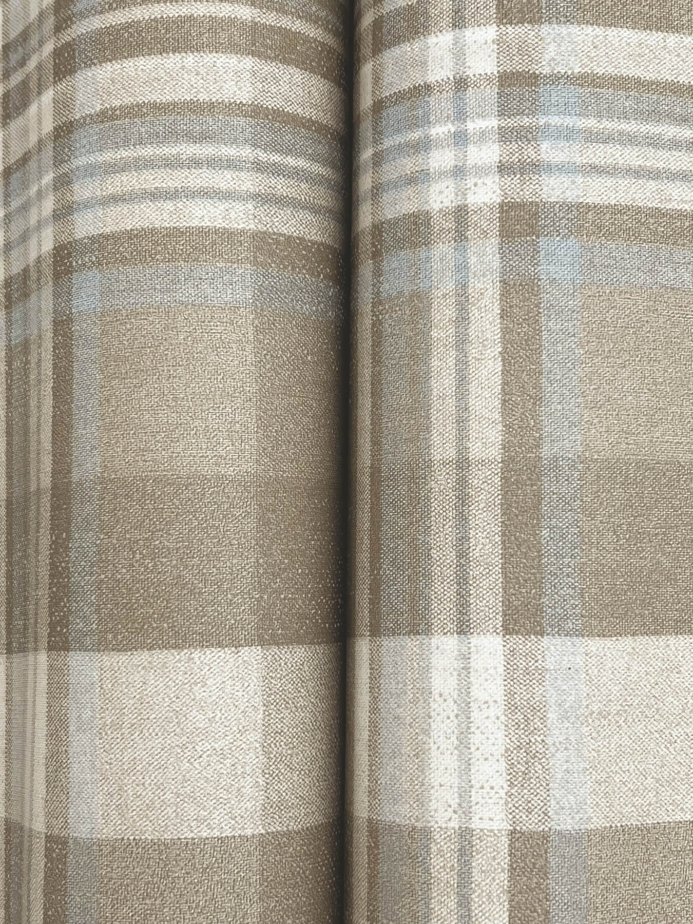 Chesapeake Yellowstone Dutton Plaid Wallpaper - Light Brown