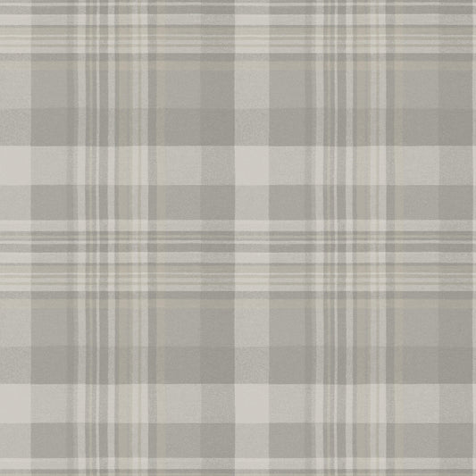 Chesapeake Yellowstone Dutton Plaid Wallpaper - Grey