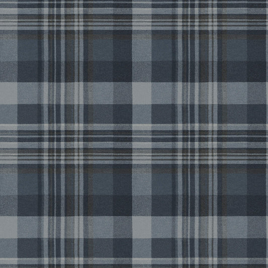 Chesapeake Yellowstone Dutton Plaid Wallpaper - Indigo