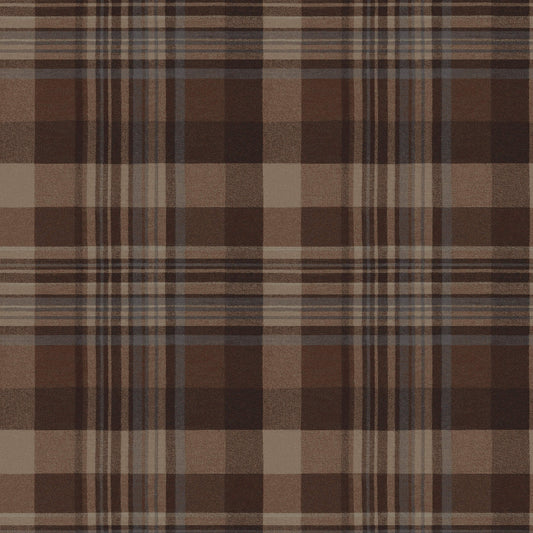 Chesapeake Yellowstone Dutton Plaid Wallpaper - Rust