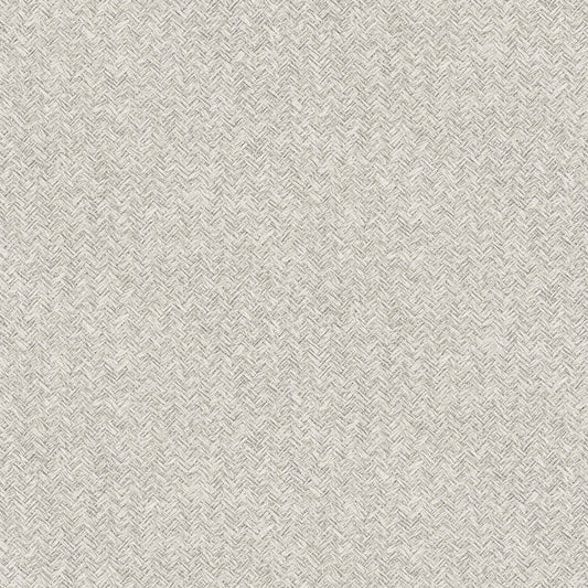 Chesapeake Yellowstone Woven Basket Wallpaper - Light Grey