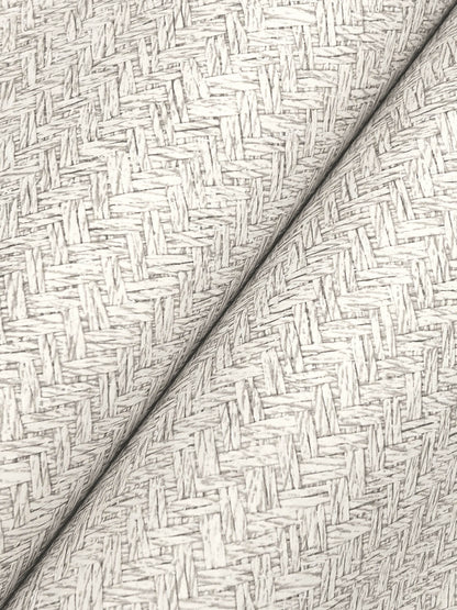 Chesapeake Yellowstone Woven Basket Wallpaper - Light Grey