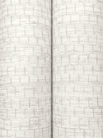 Chesapeake Yellowstone Plaited Grass Wallpaper - White