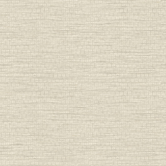 Chesapeake Yellowstone Plaited Grass Wallpaper - Light Grey