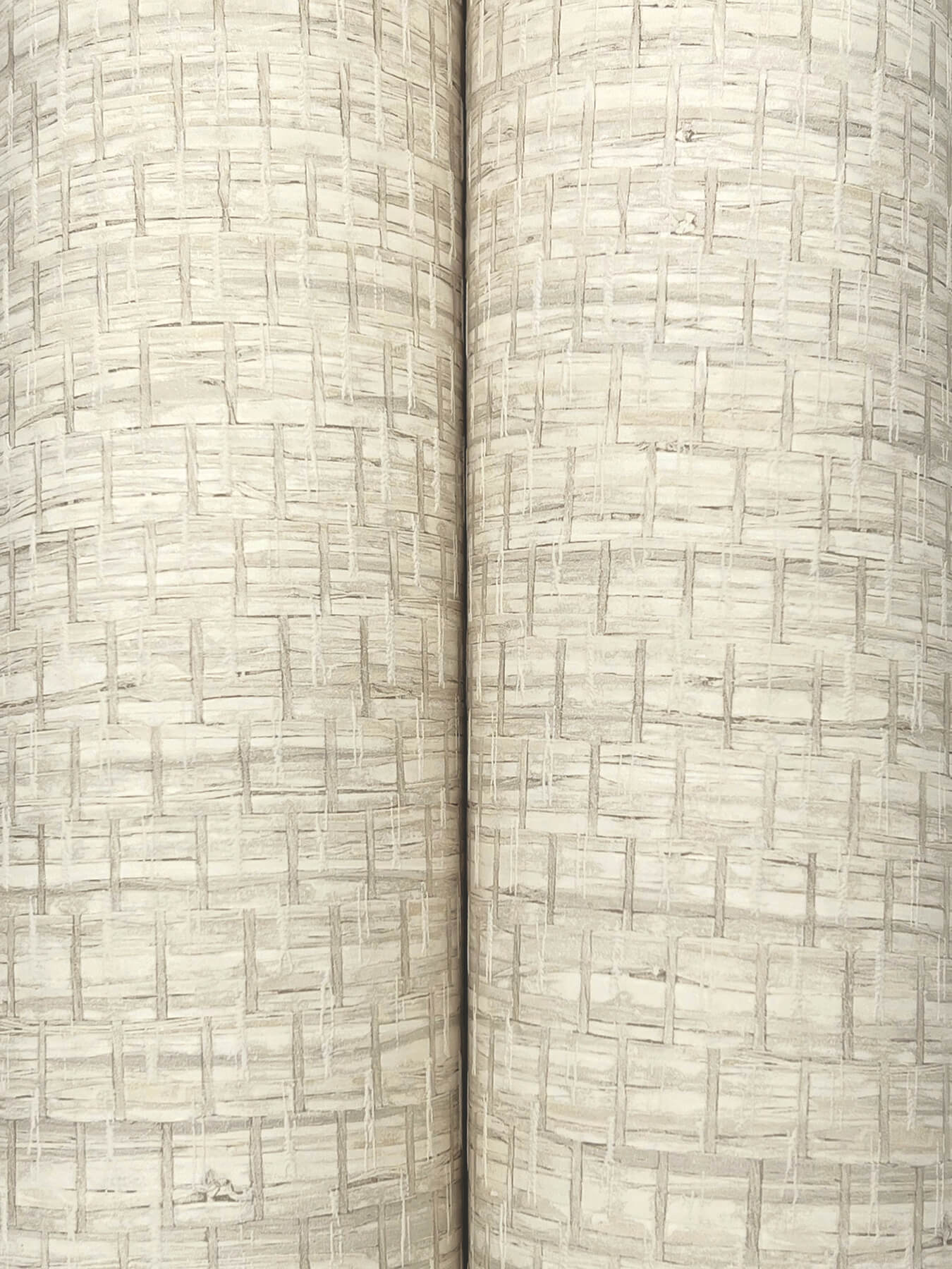 Chesapeake Yellowstone Plaited Grass Wallpaper - Light Grey