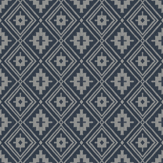 Chesapeake Yellowstone Camp Blanket Wallpaper - Dark Blue