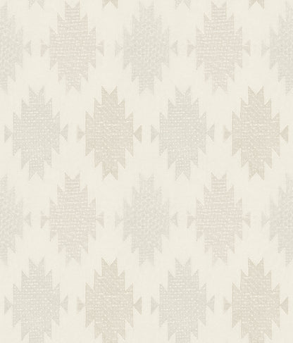 Chesapeake Yellowstone Stitched Heirloom Wallpaper - White