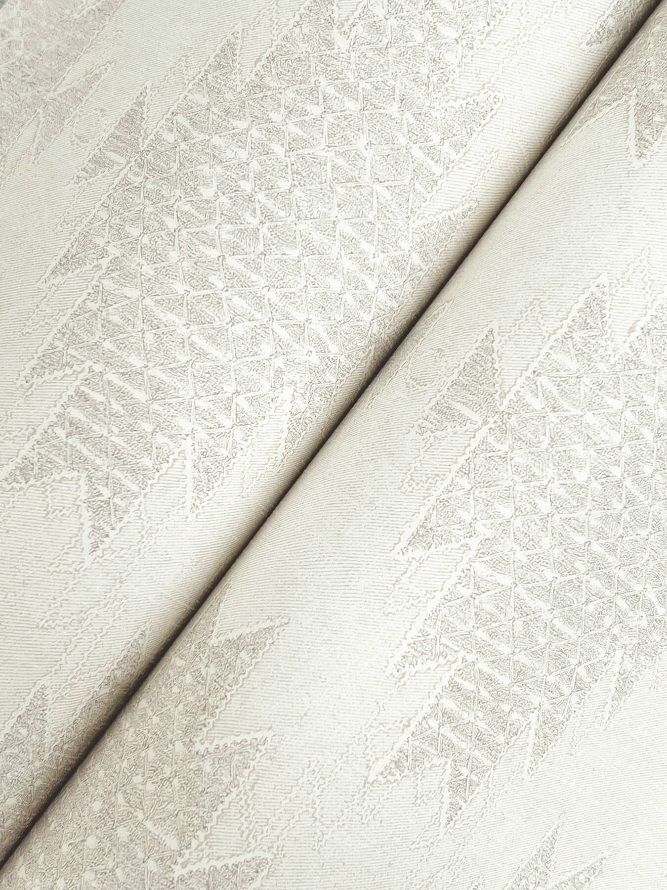 Chesapeake Yellowstone Stitched Heirloom Wallpaper - White