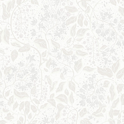 A-Street Prints Botanica Turi Twining Vines Wallpaper - Light Grey