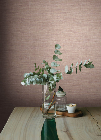 A-Street Prints Botanica Exhale Texture Wallpaper - Blush