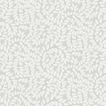 A-Street Prints Botanica Lindlöv Leafy Vines Wallpaper - Grey