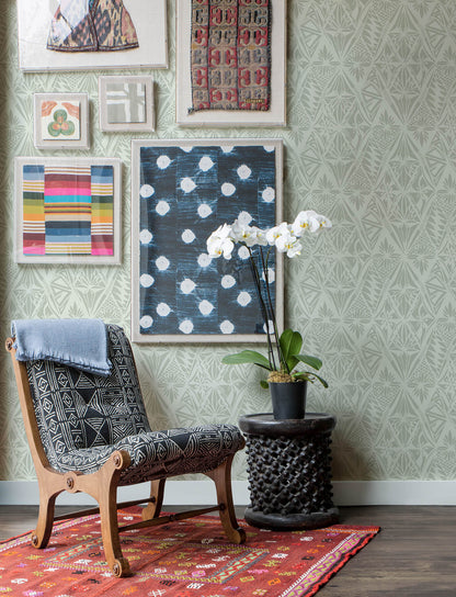 A-Street Prints Harmony Urbane Wallpaper - Sage