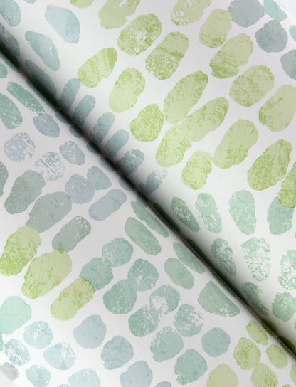 A-Street Prints Harmony Wanderer Mosiac Wallpaper - Aquamarine