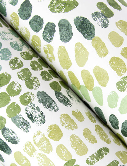 A-Street Prints Harmony Wanderer Mosiac Wallpaper - Evergreen