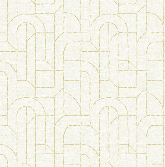 A-Street Prints Harmony Integrity Wallpaper - Yellow