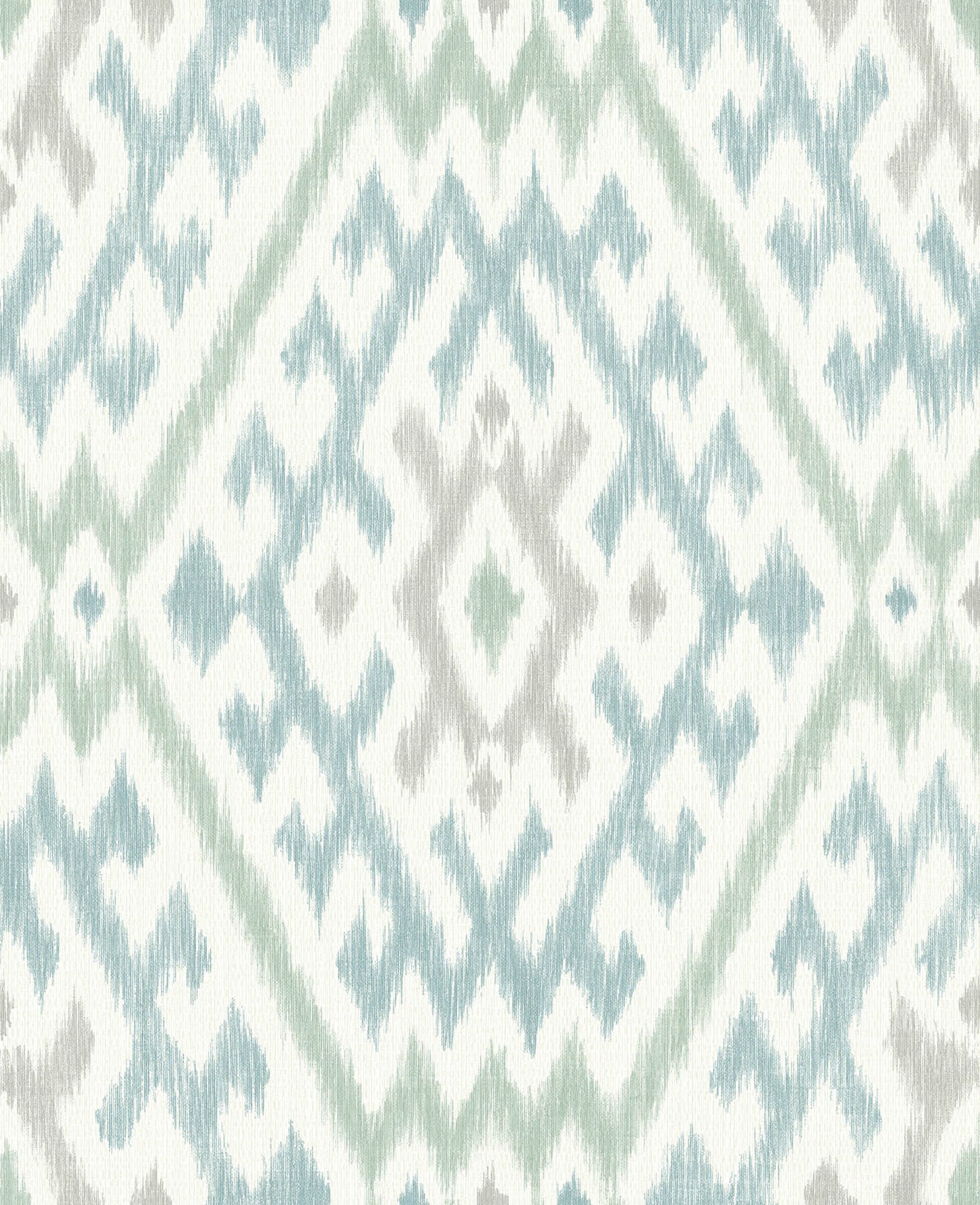 A-Street Prints Harmony Solola Ikat Wallpaper - Aqua