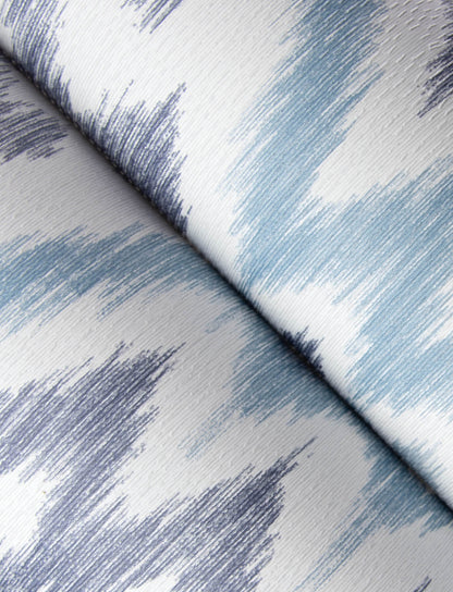 A-Street Prints Harmony Solola Ikat Wallpaper - Blue