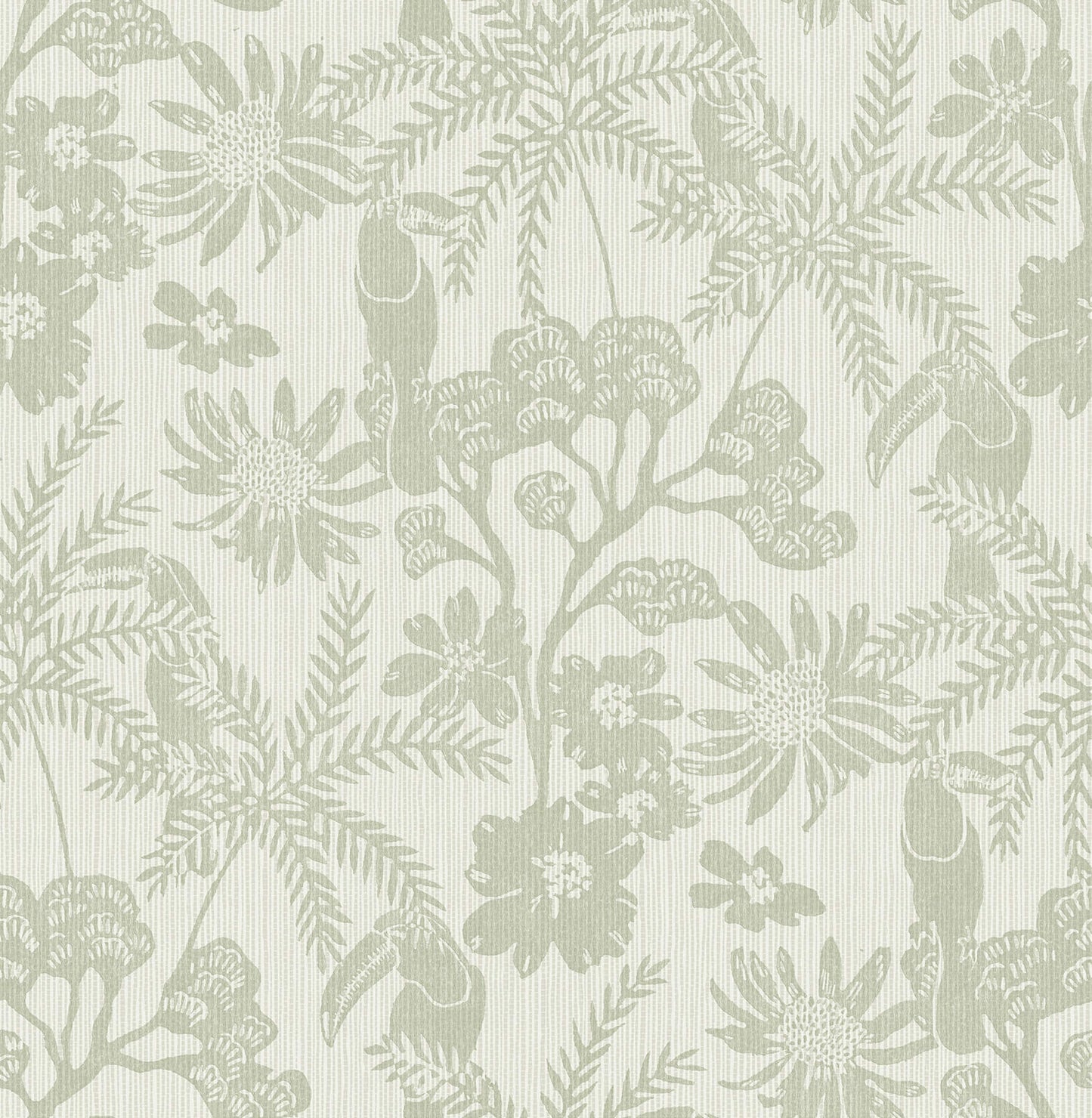 A-Street Prints Harmony Jacaranda Wallpaper - Sage