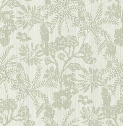 A-Street Prints Harmony Jacaranda Wallpaper - Sage