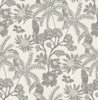 A-Street Prints Harmony Jacaranda Wallpaper - Stone