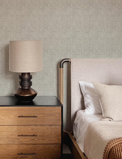 A-Street Prints Harmony Gallivant Wallpaper - Grey