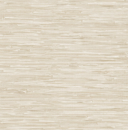 A-Street Prints Harmony Exhale Faux Grasscloth Wallpaper - Dove