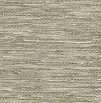 A-Street Prints Haberdashery Exhale Faux Grasscloth Wallpaper - Olive