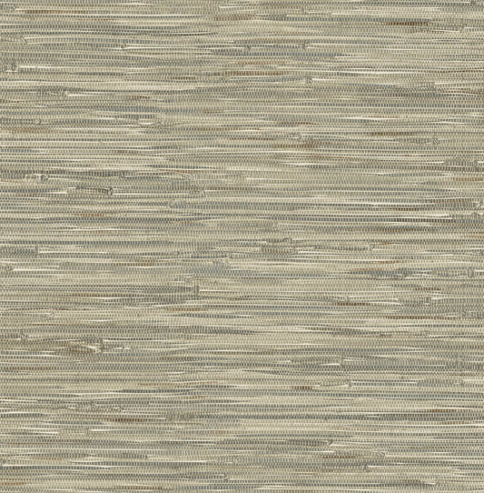 A-Street Prints Haberdashery Exhale Faux Grasscloth Wallpaper - Olive