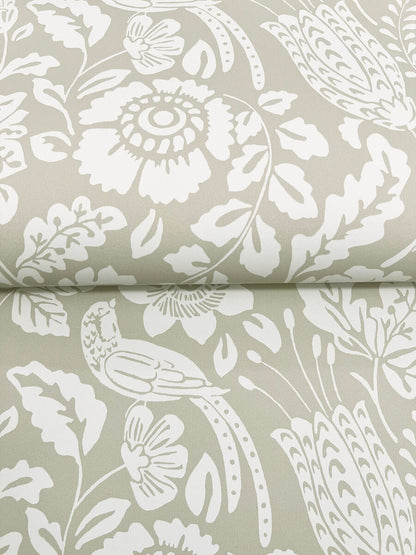 A-Street Prints Haberdashery Marta Floral Wallpaper - Beige