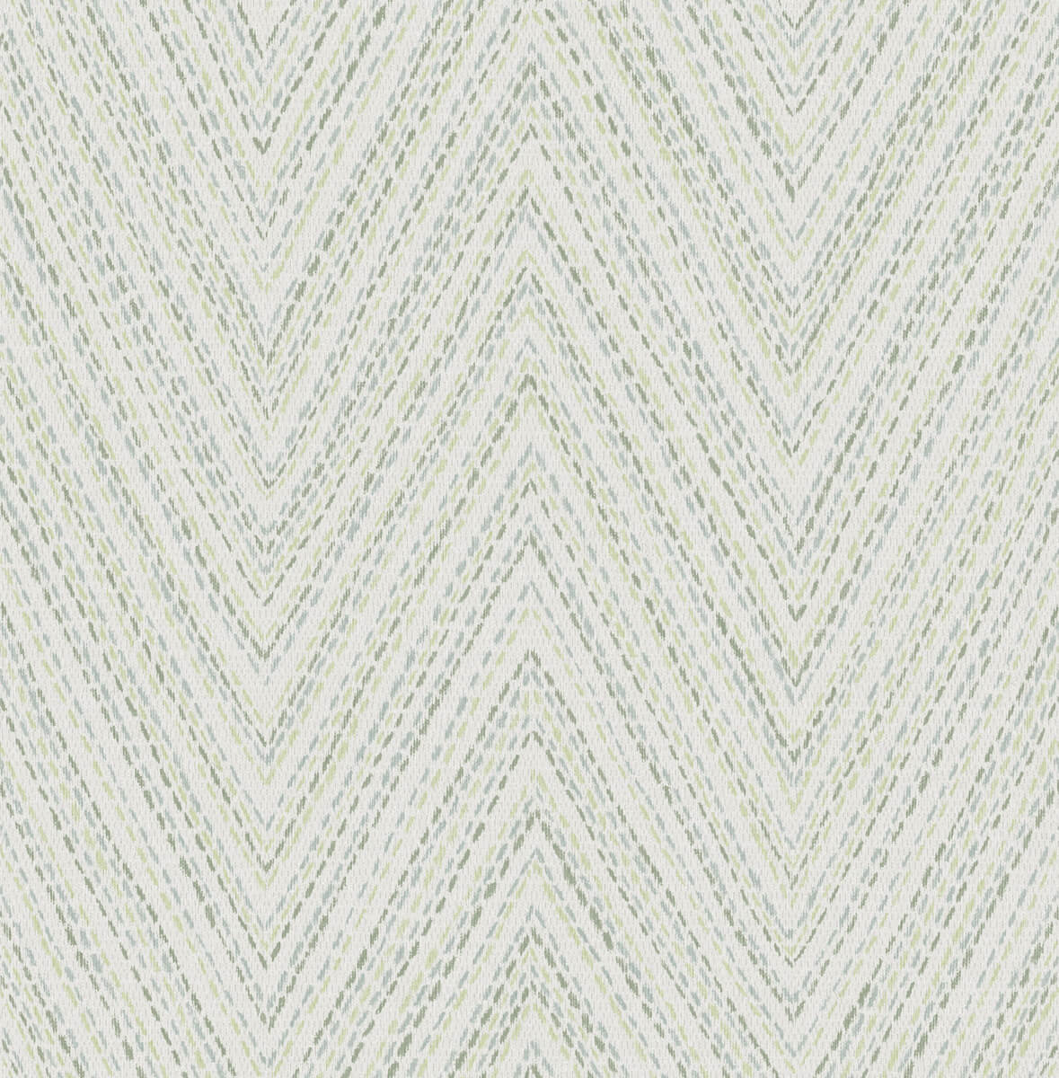 A-Street Prints Haberdashery Lainey Chevron Wallpaper - Green