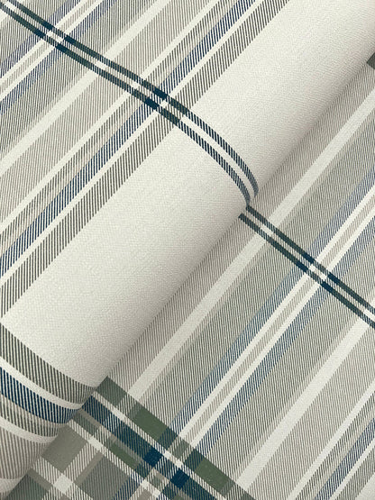 A-Street Prints Haberdashery Westley Plaid Wallpaper - Moss